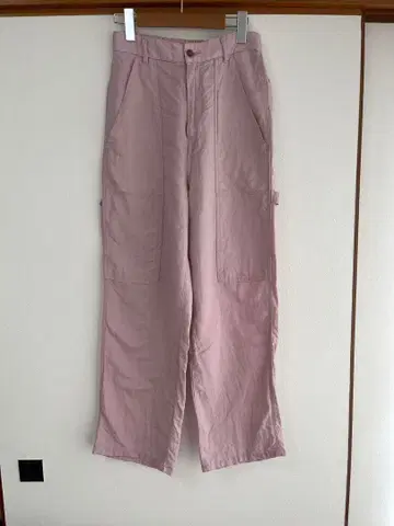 URBAN RESEARCH DOORS 페인터 팬츠 핑크