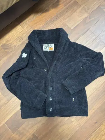 FREE CITY 블랙 플리스 자켓 프리 시티 2