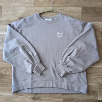 사만사 모스모스 blue 베이지 글리터 트레이닝복 벌룬 슬리브