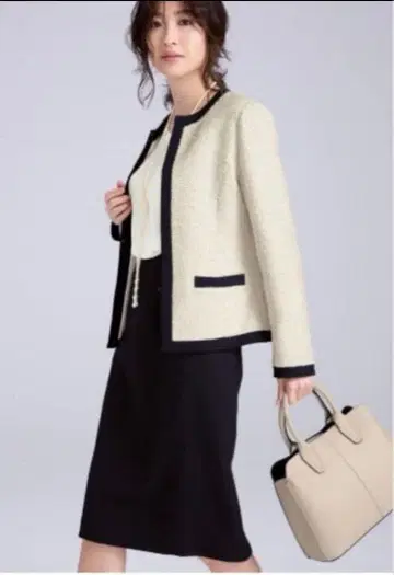 소클로즈 so close 트위드 바이컬러 셋업