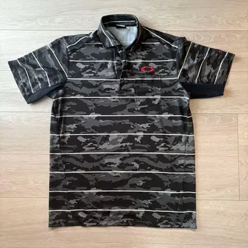 [ oakley ] 오클리 카모플라주 블랙 피케 셔츠