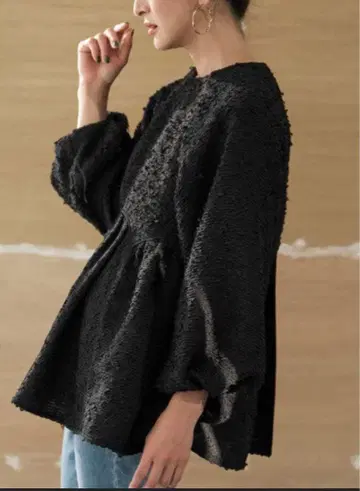 CADUNE 카듀네 트위드 튜닉 긴팔 36 새상품급 정가 23100엔