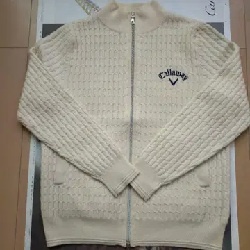 Callaway 캐시미어 스웨터 M 아이보리
