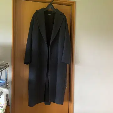 저널 스탠다드 다크 그레이 롱 코트