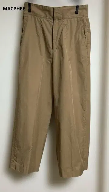 투모로우랜드 맥피 와이드 팬츠 베이지 36