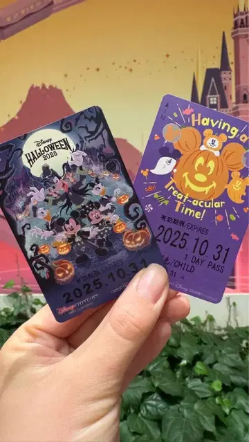 [인기 최고!] 디즈니 리조트 라인 프리 티켓 할로윈 Ver.