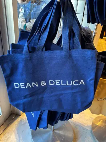 [ 한정품 ] DEAN & DELUCA 네이비 토트백