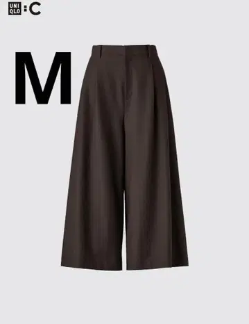 UNIQLO C 큐롯 M 다크 브라운