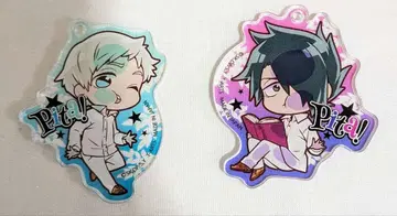 약속의 네버랜드 삐따!데포메 아크릴 키링 노먼 레이 세트