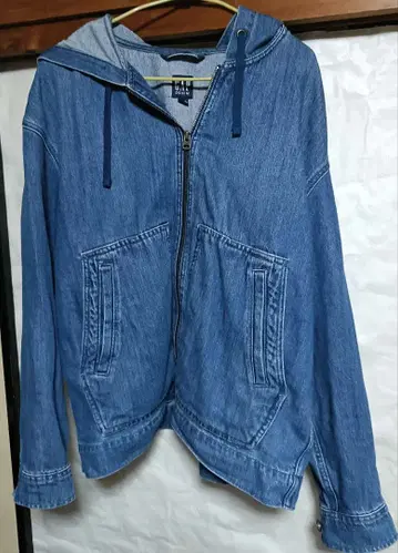 GAP 후드 부착 데님 자켓 S