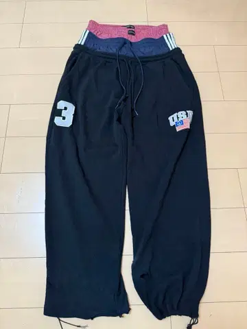 Projecj gr 레이어드 스웨트 팬츠 사이즈 2