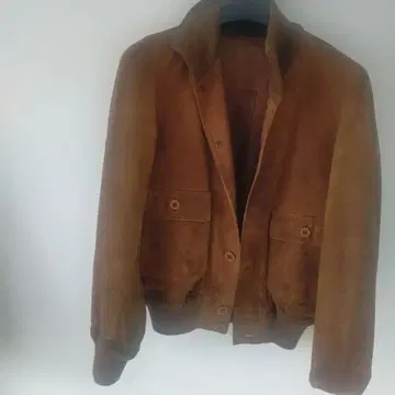 새상품급 ESSE Sud 이탈리아제 스웨이드 블루종