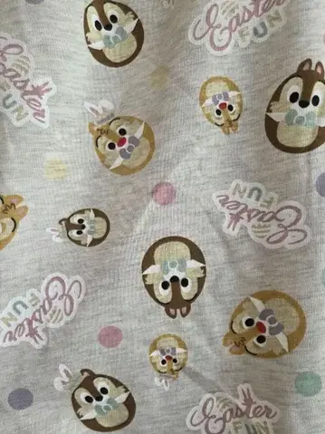 새상품 미사용 칩&데일 바지 맨투맨 팬츠 디즈니 칩데