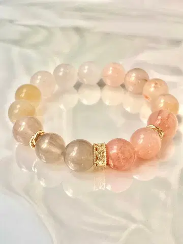 믹스 사게나이트 쿼츠 디자인 팔찌