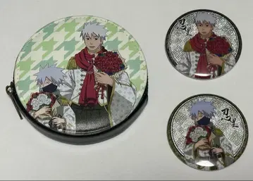 NARUTO 니지겐노모리 인리 캔뱃지 하타케 사쿠모 카카시 세트