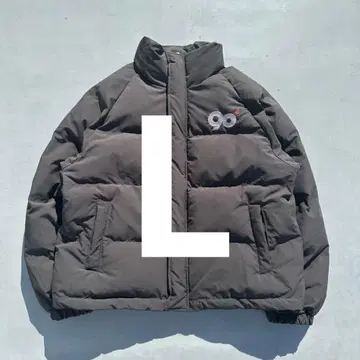 9090 로고 리치 퍼퍼 재킷