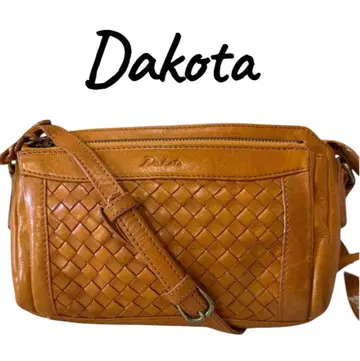 [ Dakota ] 다코타 랭커스터 숄더백 머스타드 뜨개질