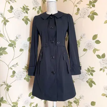 새상품급 [ FRAPBPIS ] 귀여운 버튼 트렌치코트 (0)블랙 겉옷