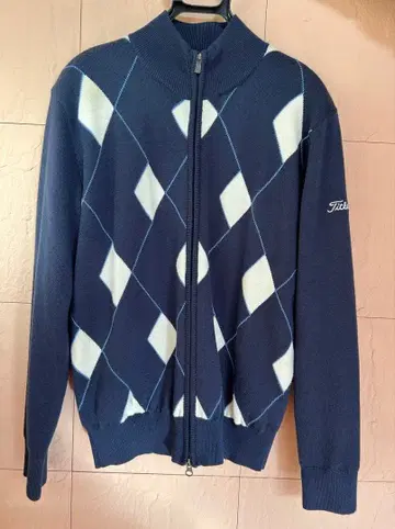 타이틀리스트 아우터 니트 집업