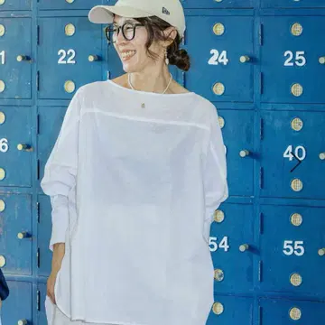 니코앤드 메이크 스태프 erinko 코나레 판초 블라우스 화이트