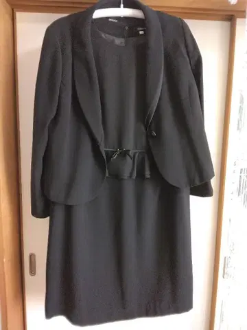 블랙 상복 자켓 포함 원피스 21호