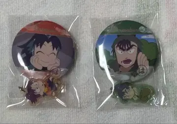 닌타마 란타로 트레이딩 참 포함 캔뱃지 식만류삼랑, 셋츠 키리마루 2점