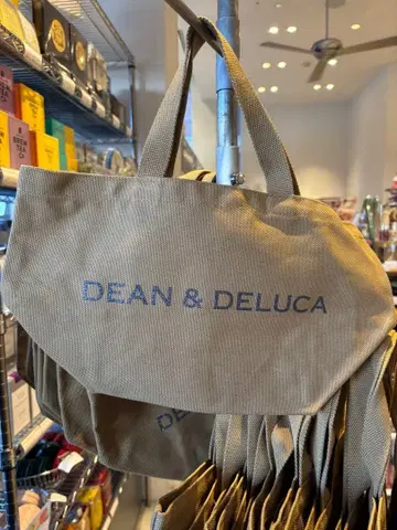 [ 한정품 ] DEAN & DELUCA 토트백 카페오레 소