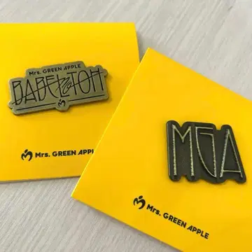 Mrs. GREEN APPLE 핀 배지 세트