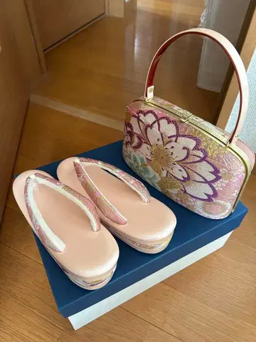 일본 의류용 백과 일본 나막신 세트