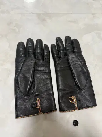 Paul smith 가죽 그로브 장갑 스마트폰 대응