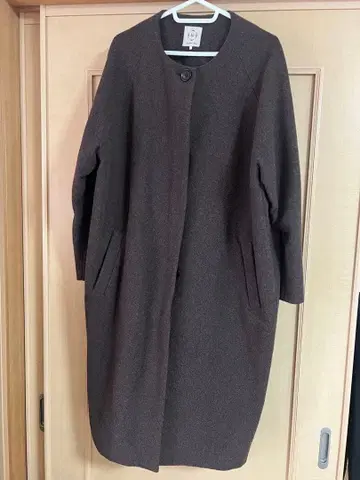 브라운 롱 코트 사이즈 F