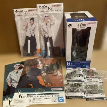 제일복권 주술회전 5thAnniversary E F H상 세트