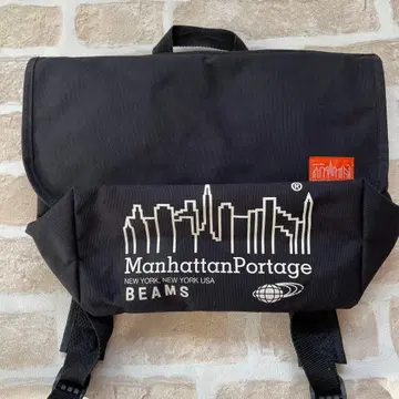 Manhattan Portage BEAMS 메신저 백 블랙