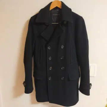 ESTNATION 에스트네이션 캐시미어 혼방 멜톤 울 P코트