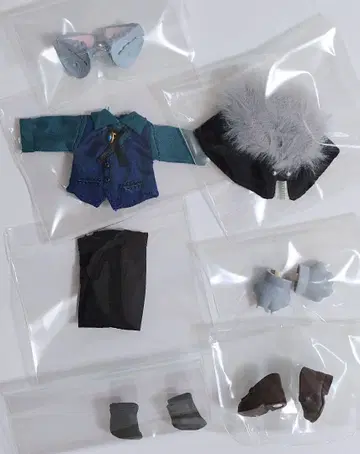 넨도로이드돌 의상 세트 늑대 군 [ 미사용 ]