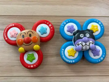 호빵맨 어디든 페타쿠루 육뇌 스피너 세트