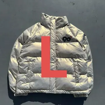 90 로고 리치 퍼퍼 재킷