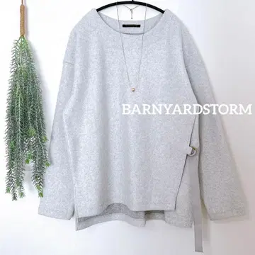 밴야드 스톰 아지메 플리스 풀오버 겨드랑이 슬릿 벨트 그레이 M