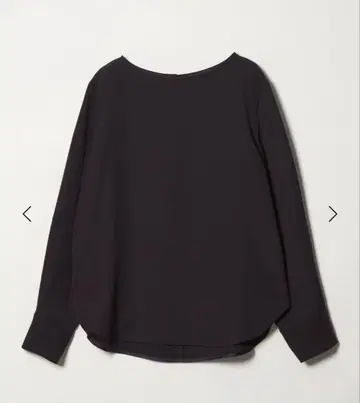 그린 레이블 릴랙싱 심플 크루넥 블라우스