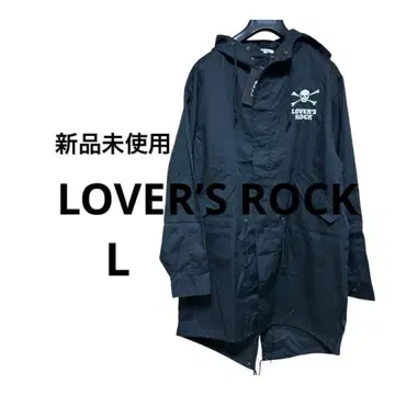 LOVER'S ROCK 스컬 자수 모즈 코트 미사용 새상품 택 포함 L