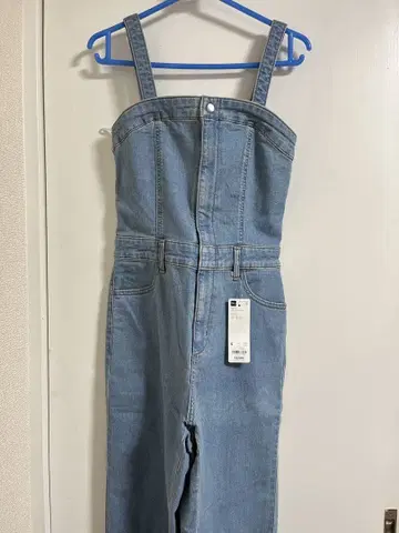 GU 베어탑 살로펫 팬츠 새상품 S 사이즈 라이트 블루