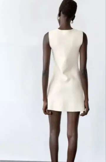 자라 플레인 니트 미니 원피스 S