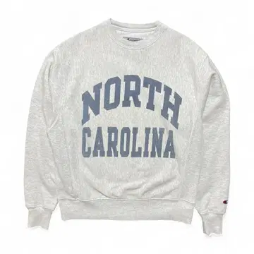 구제 의류 챔피온 리버스 위브 칼리지 맨투맨 잉크 프린트