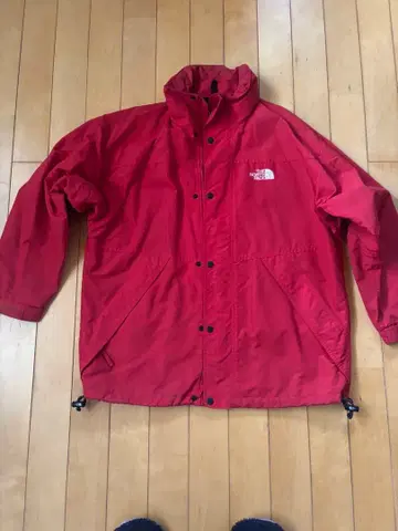 THE NORTH FACE 남성용 L 레드 마운틴 후드티