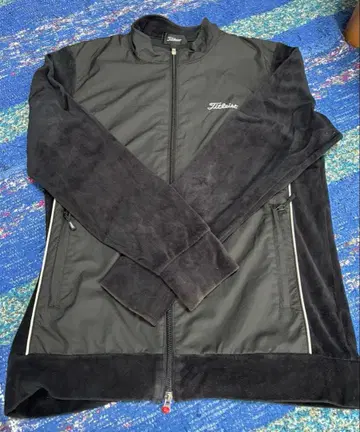 Titleist 남성용 자켓 아우터 M 사이즈 블랙 점퍼 골프