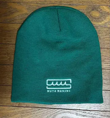 MUTA MARINE 그린 니트 모자