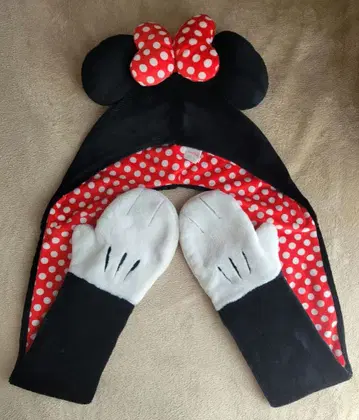디즈니 미니 마우스 머플러 캡