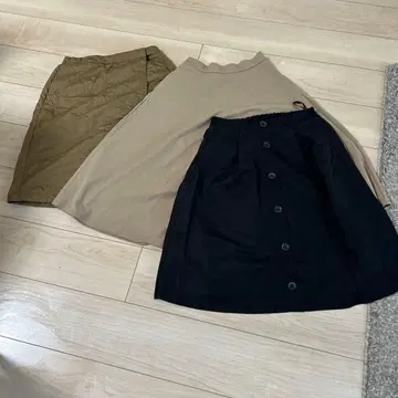 랩 스커트, 플레어 스커트 3종 세트