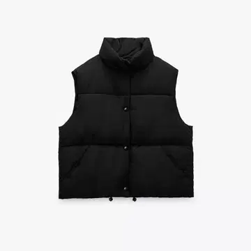 ZARA 숏 퀼트 베스트
