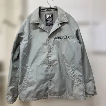 AVIREX 나일론 자켓 M 그레이